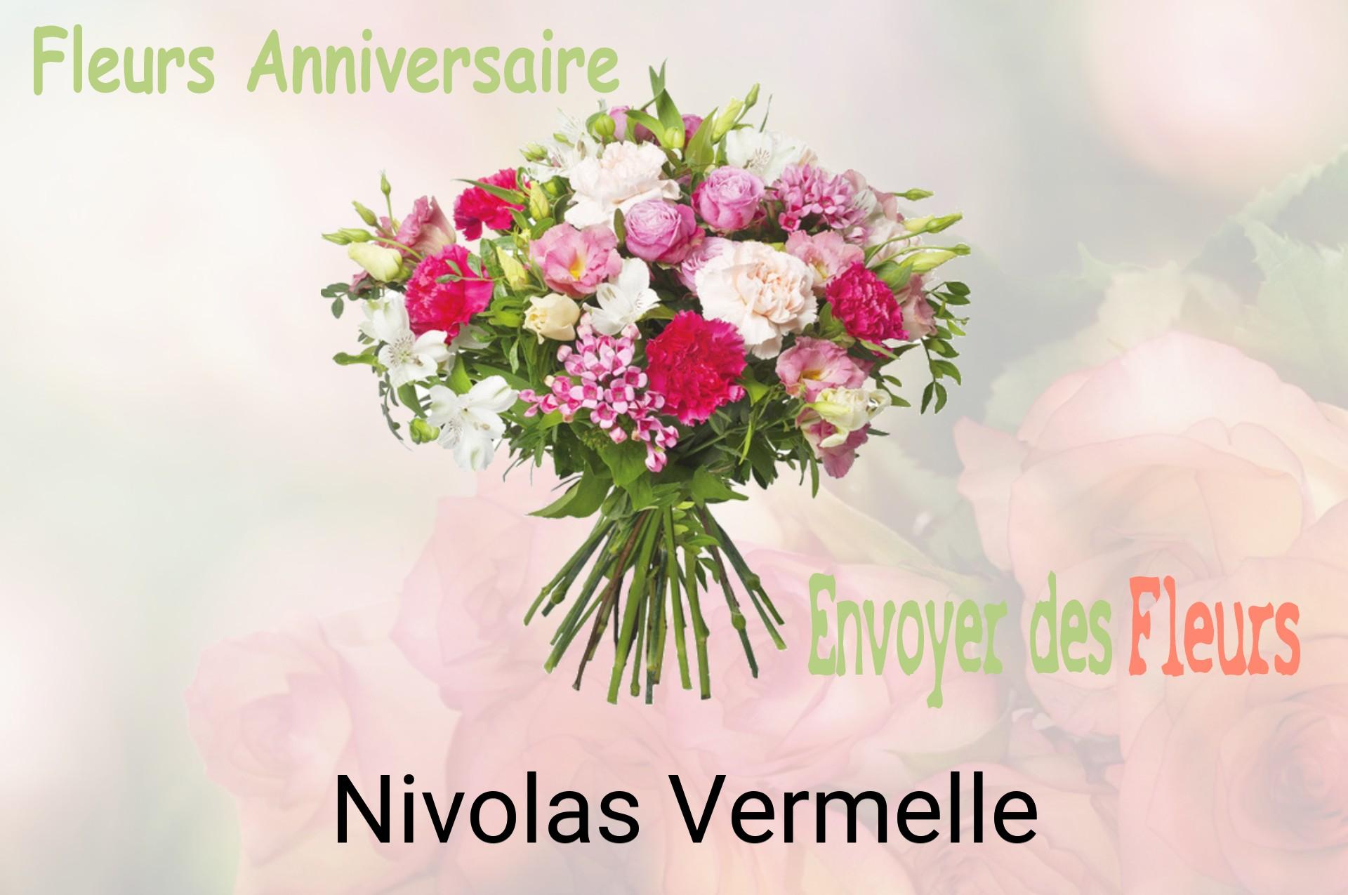 Bouquet de fleurs d’anniversaire livré à Nivolas-Vermelle