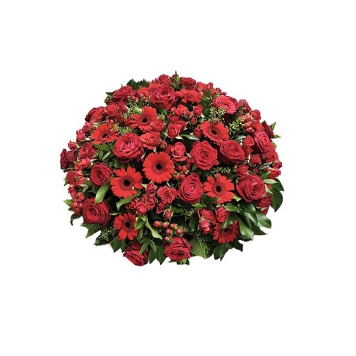 COUSSIN DE FLEURS DEUIL NIVOLAS-VERMELLE